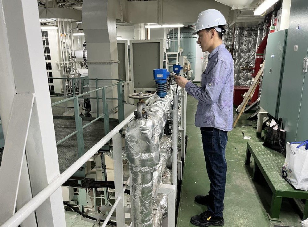 遠洋輪船燃油管理系統現場